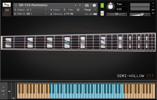 Electric Guitar Harmonics Library (SH-153)